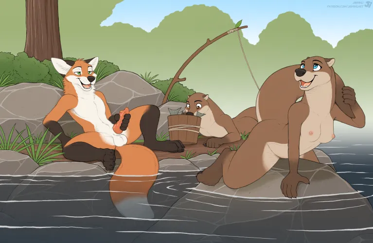 Forest - Fishing (jishinu) [MF] by Olive-The-Otter