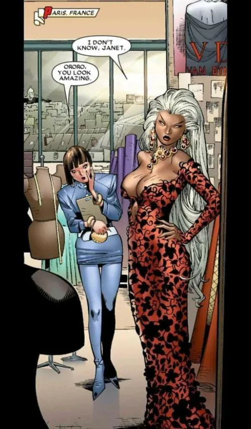 Forget Sweetheart, that's a DIVINE neckline [House of M (2005) #2] by LewdsomeDemon