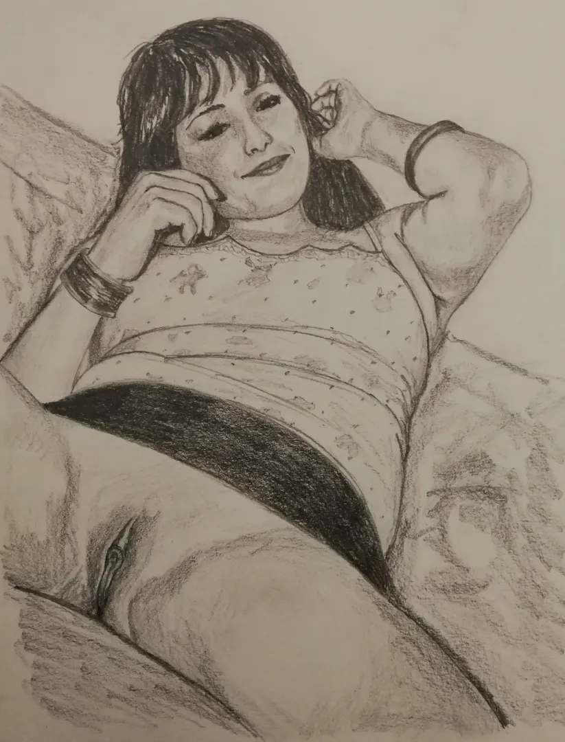 Forgot My Panties by Jimmy posted by Jimmys_Paintings