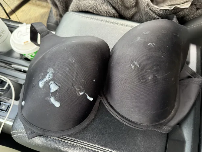 Found this bra, had to cum on it by Ck-cumlver