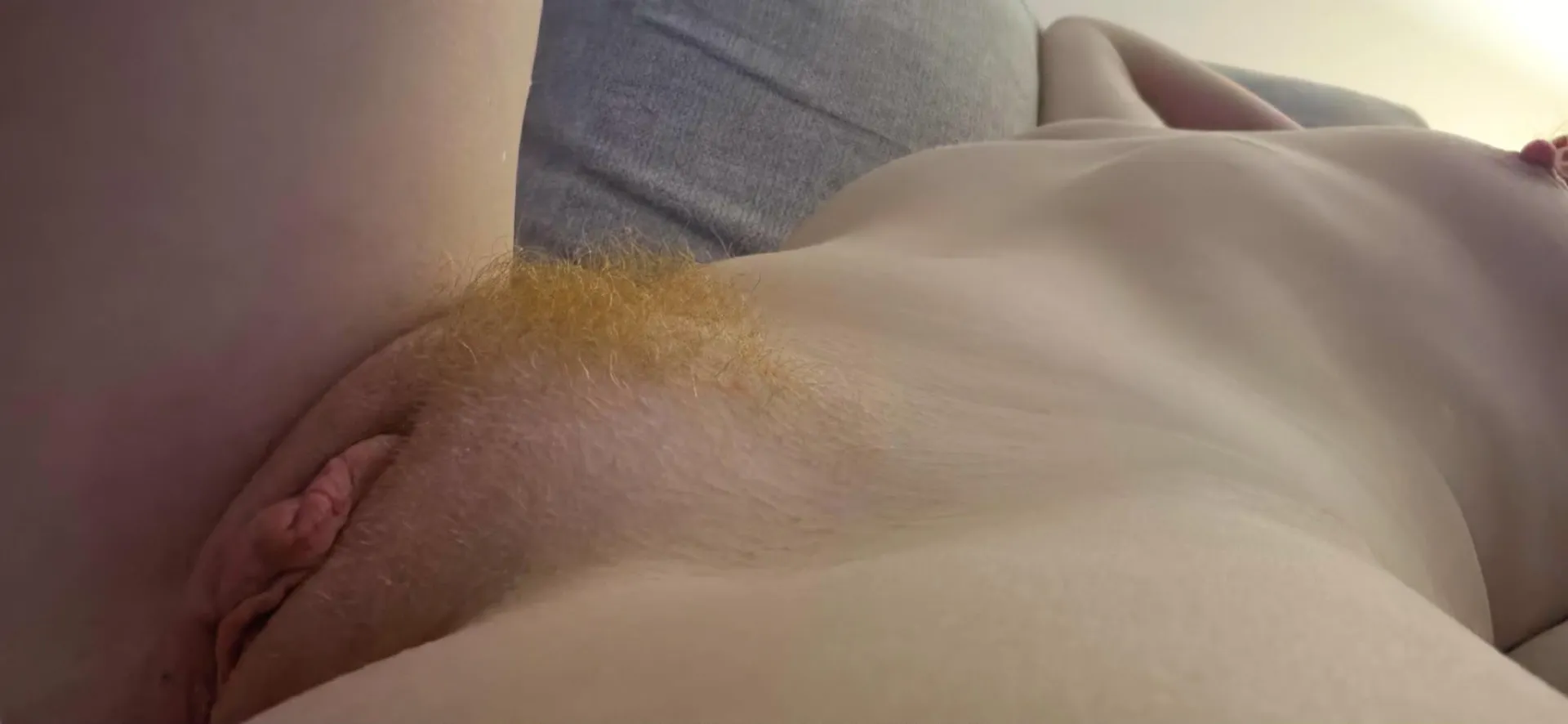 Foxy ginger laying out ready for a fun night... posted by upforafuntime