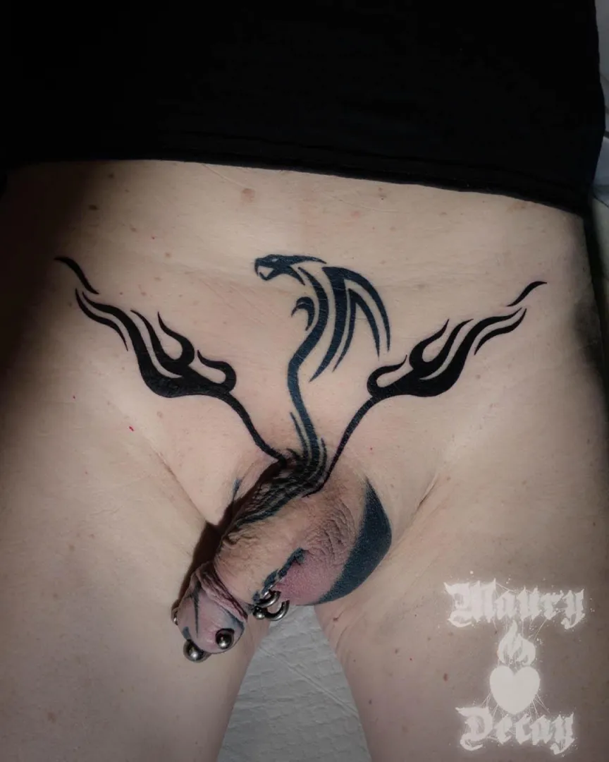 Fresh blackwork flames and healed everything else  posted by MauryDK