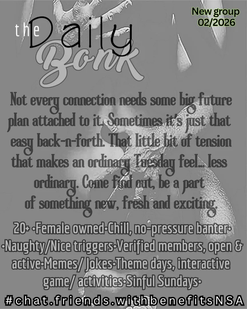 Fresh, female-owned and just launched. Be there to shape it from the start. #chat.friends.withbenefitsNSA posted by -BiGsPuN-