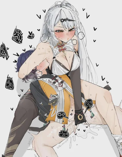 Fresh girl sweat is the only thing that makes her cum this hard (C4RR00T) by MakeMeDanni