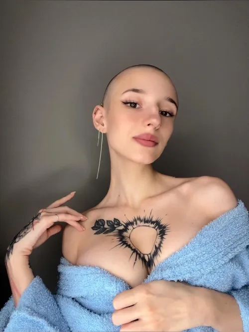 fresh goth babe after shower by Soft_Rivera