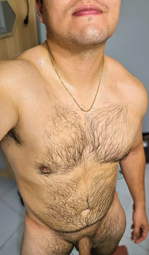 Fresh out the shower by thehiddencummer