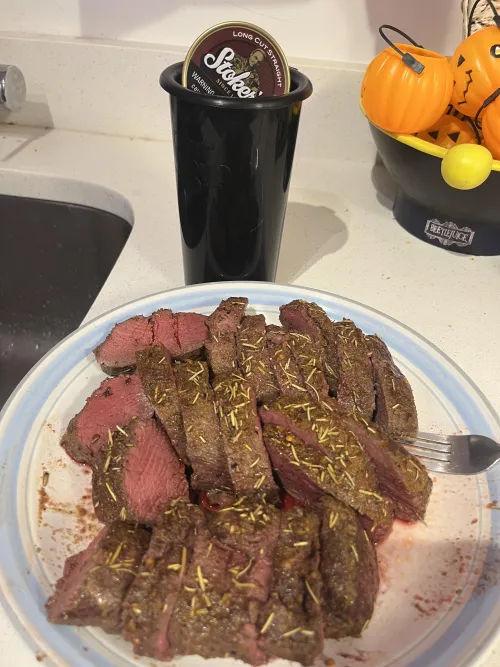 Fresh Venison for dinner, fresh Stokers for dessert  by HouseoftheRoseTemple