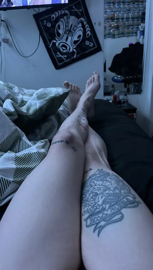 Freshly Shaved legs for you  by Fly_high_pineapple