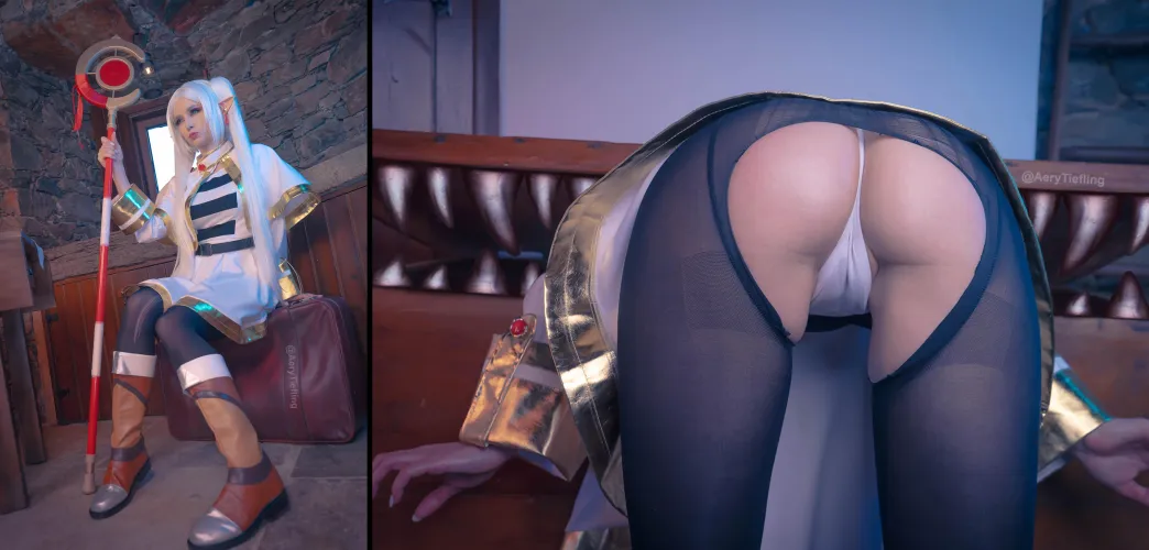 Frieren cosplay by Aery Tiefling [OC] by AeryKorvair