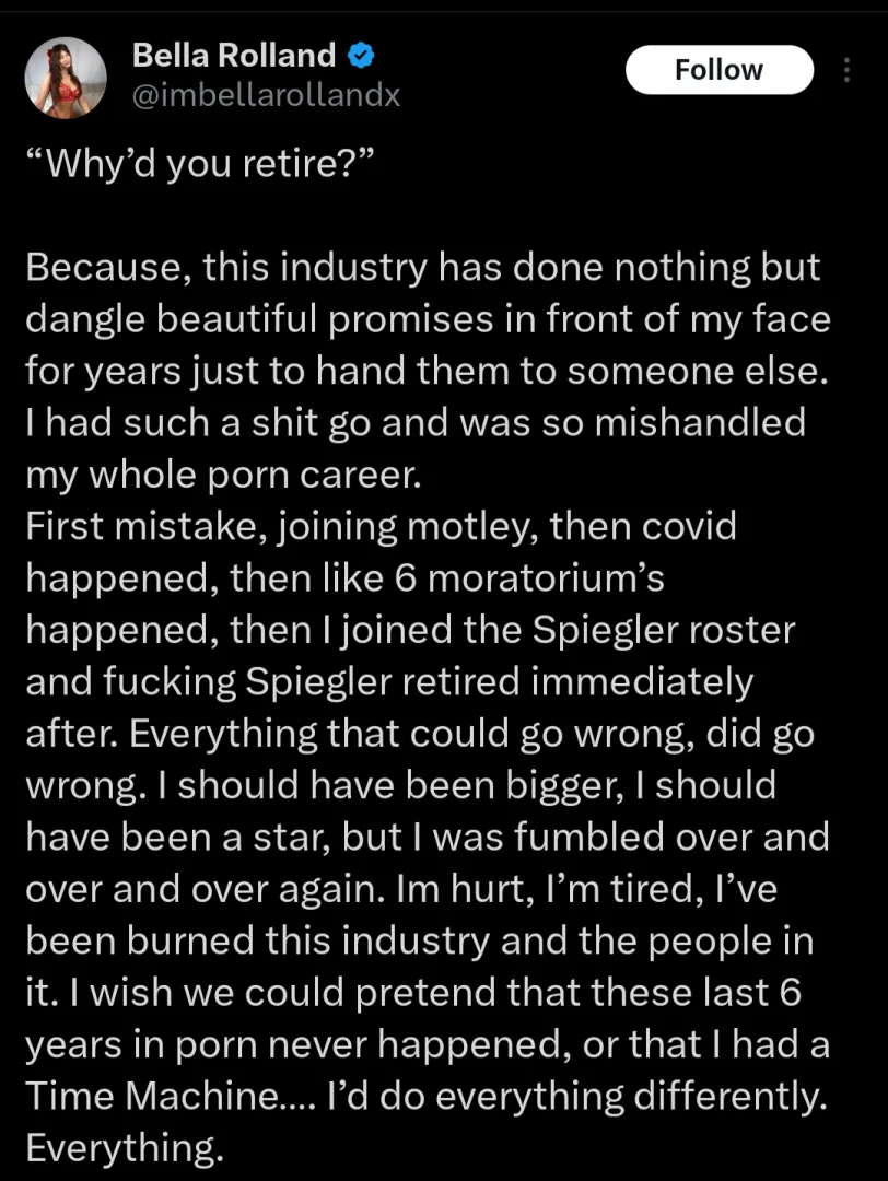 From her official X posted by lowkeyhornynerd