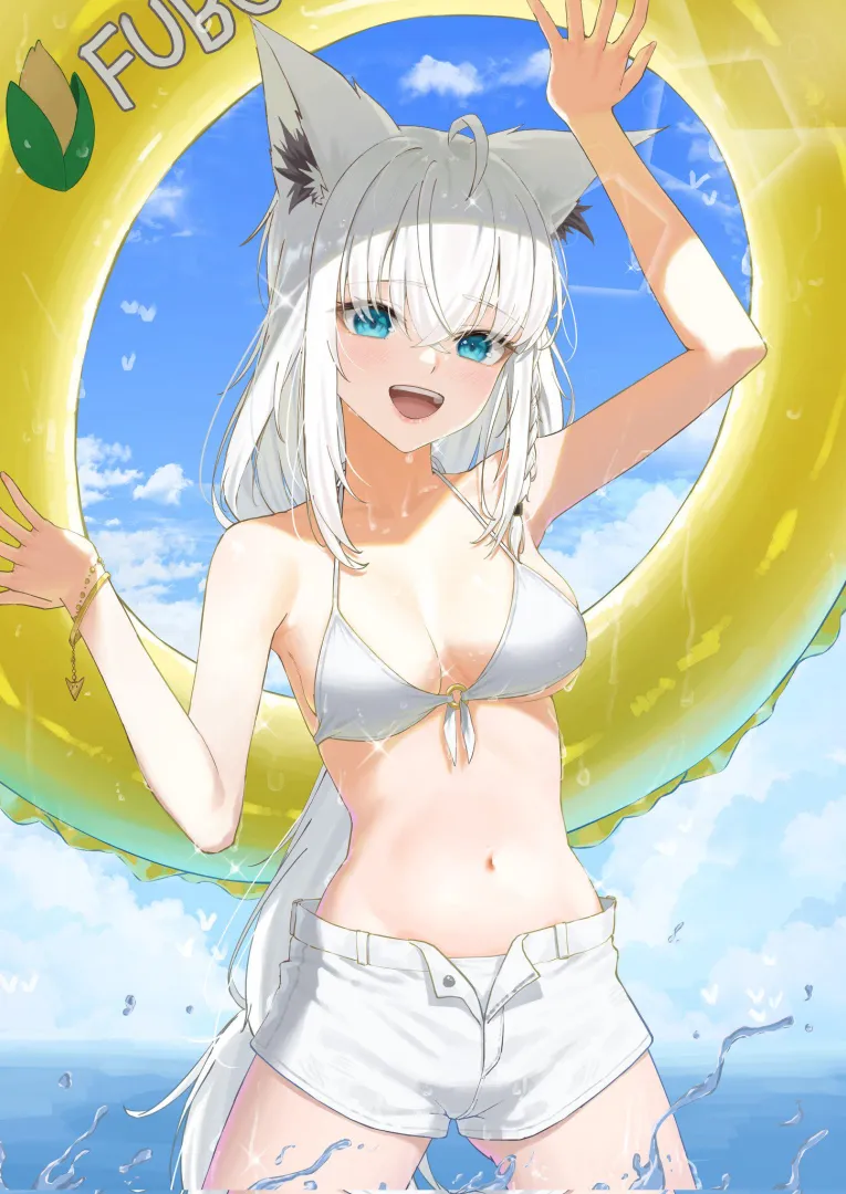 Fubuki And Her Float Ring [Hololive] posted by DedicatedHentaiPage