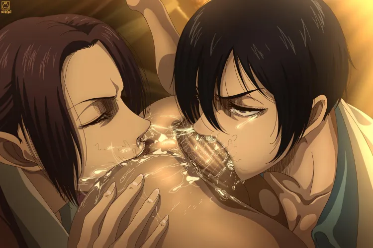 fuck i want sasha and mikasa to blowjob and clean my asshole (newepicartist) by Full-Tumbleweed7356