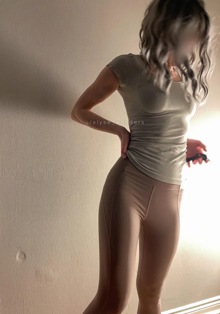 Fully clothed in tight leggings and a tee. I’ll time you. posted by elyse_wanders