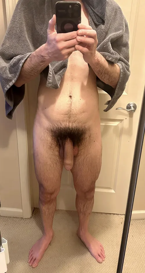 Fully hairy now. Should I trim at least a bit? by InterviewFamiliar926