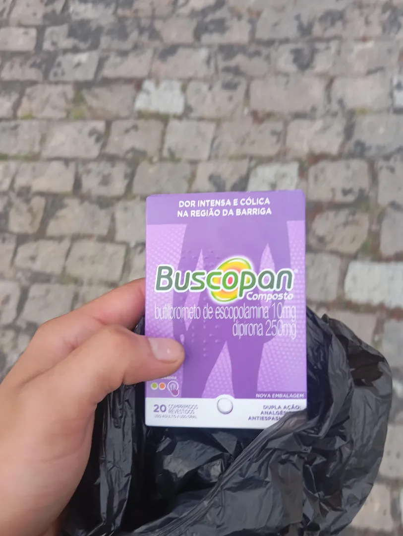 Fumar um Buscopan só pra ver noq dá posted by Trick_Flatworm_762