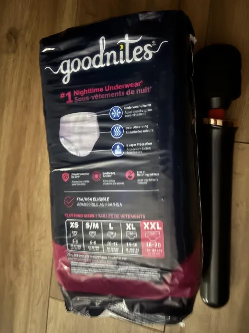 Fun night begins for this girl ( me :3 ) by DiaperedPuppyGirl