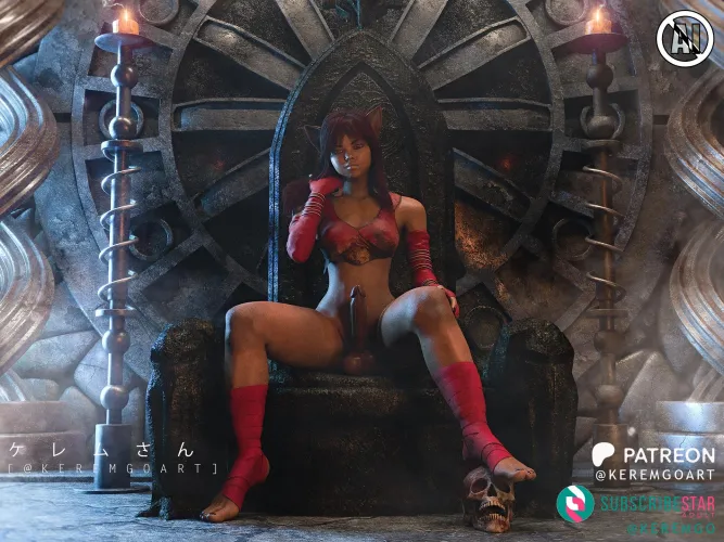 Futa Kitsune - OC Art By Me (d3ogmerek) by d3ogmerek