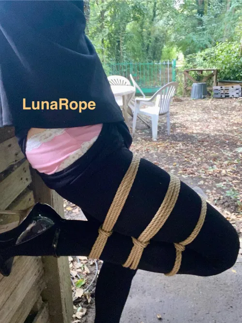 Futomomo <3 ( SelfBondage ) by LunaRope