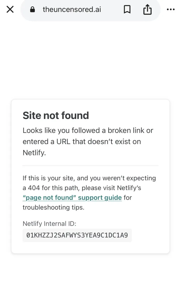 FYI  sites down posted by Old-Comment-3521
