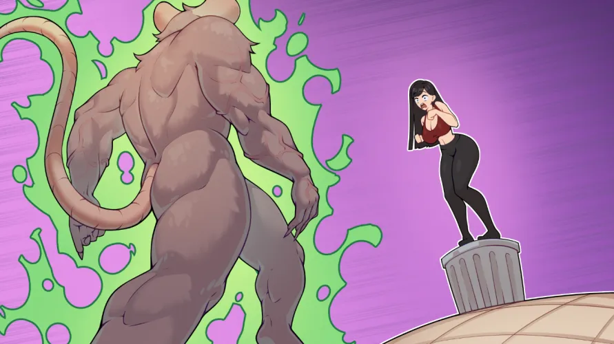 Gagged Love: My Milf Neighbor - We're making an NSFW game about a milf and bondage yes but LOOK at the MASTERPIECE our artist just bestowed upon us by Jonny_Obviously