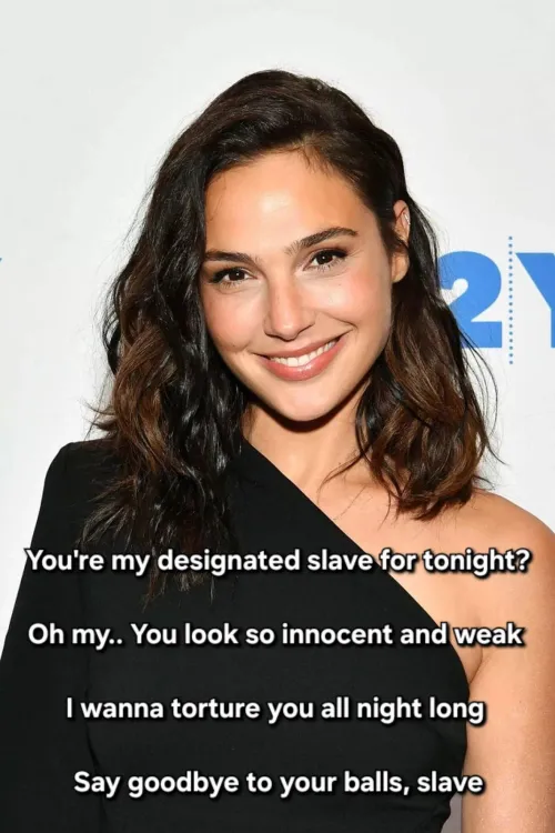 Gal Gadot is gonna have her way with you by Captionsforever