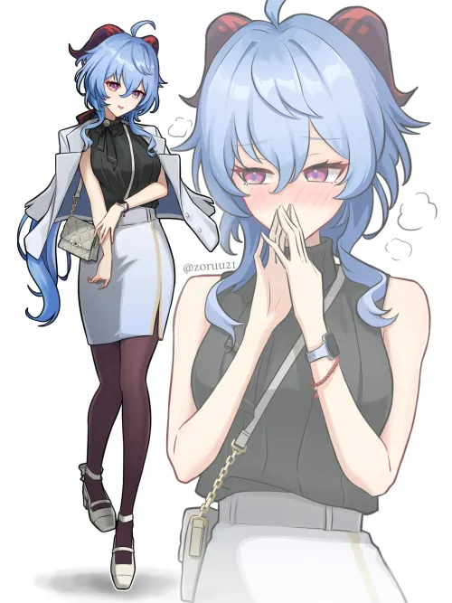 Ganyu [Genshin Impact] by WoolsonDaSheep