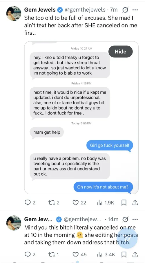 Gem jewels not even getting tested wtf fucking up the business by Responsible_Mind8654