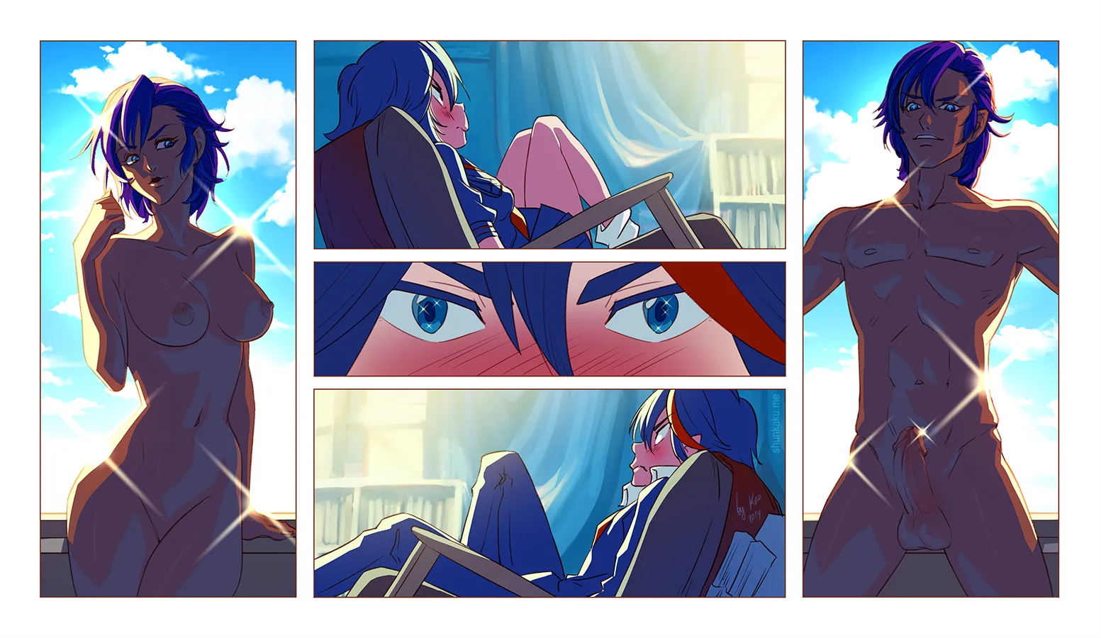 Gender bender transformation (Shunkaku) posted by SiarX