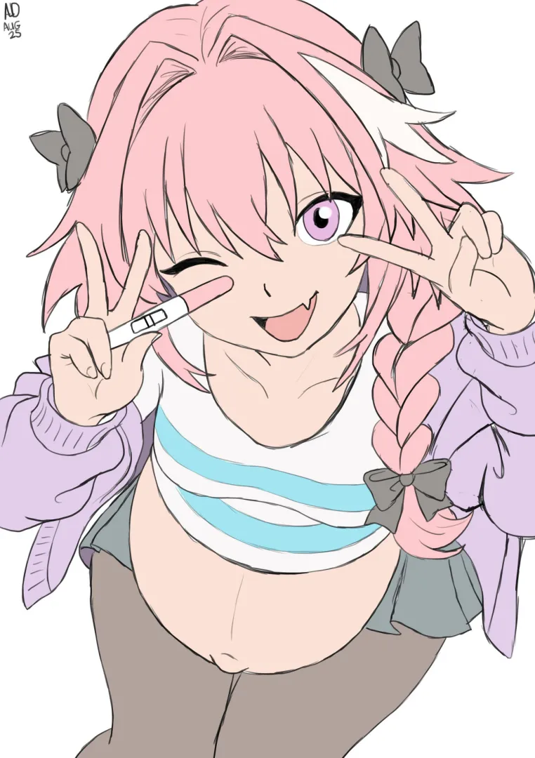 Genderswapped Astolfo (ArrowDark) posted by Hornymancer88