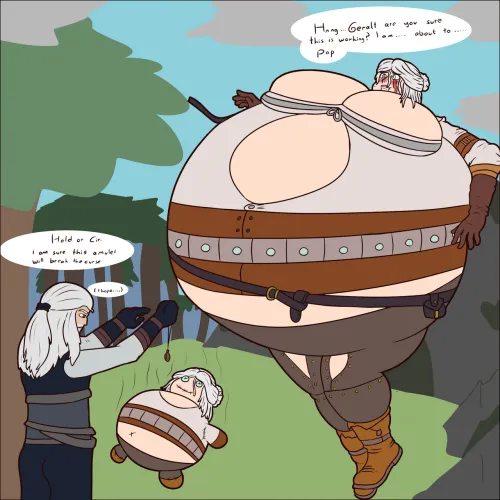Geralt is Breaking Ciri's Balloon Curse! (ApexKhezu) by Due_Bridge5901