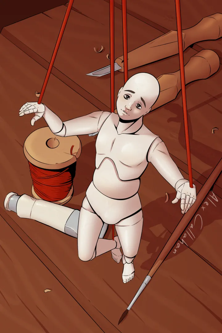 Get a character or yourself drawn as a marionette for the month of march  (details below) posted by StrangeAlexCallahan