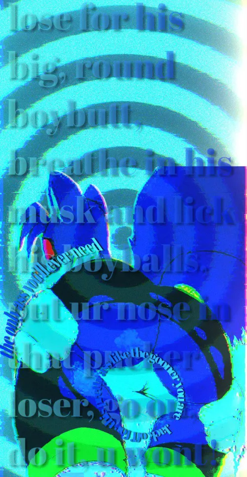 Get to planting your face in tails' big ol' boybutt you gooner~ by AllanTheF0x