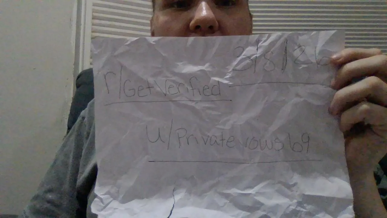 Get verified Thank you posted by privatevows69