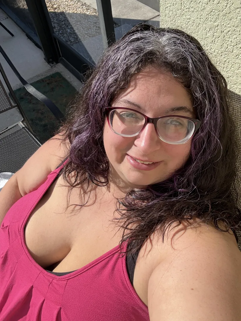 Getting as much sun as I can! posted by VioletRaven689