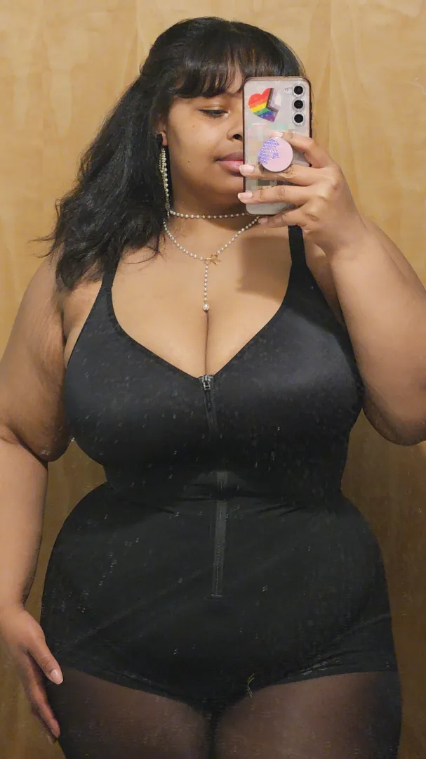 Getting ready to go out. Can't get over how I look in this shapewear posted by Caramelsomething
