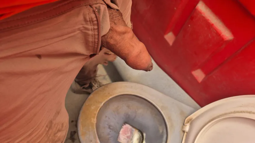 Getting too hot and sweaty in these pantson melb! Had to take the lil guy out for a breather. by Local-Teacher-1951