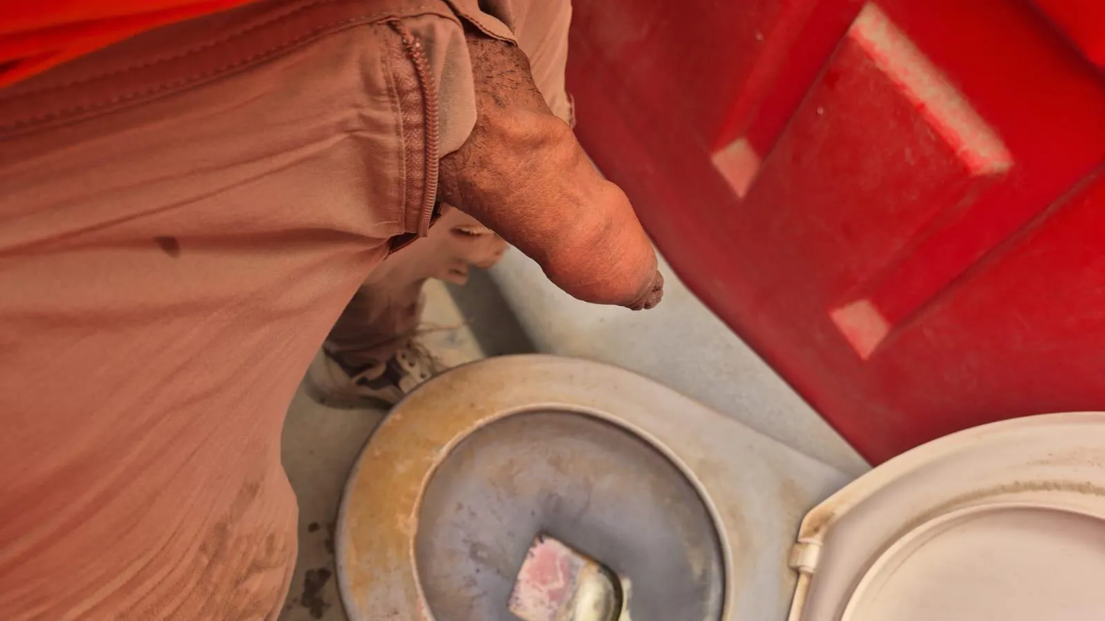 Getting too hot and sweaty in these pantson melb! Had to take the lil guy out for a breather. posted by Local-Teacher-1951