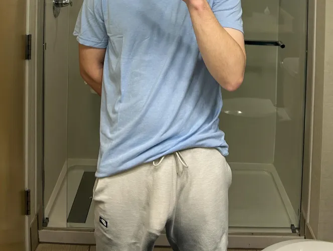 Gf told me I’m too hung to wear grey sweats in public by calisurfer8
