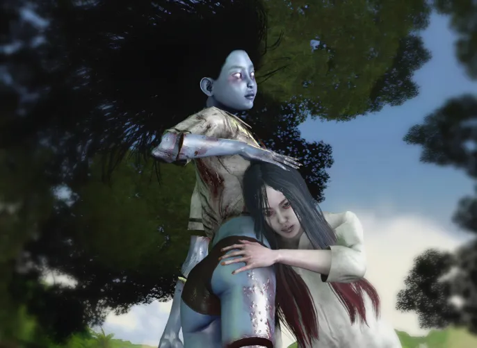 Ghostie girls teasing by Rare_Specific_2475