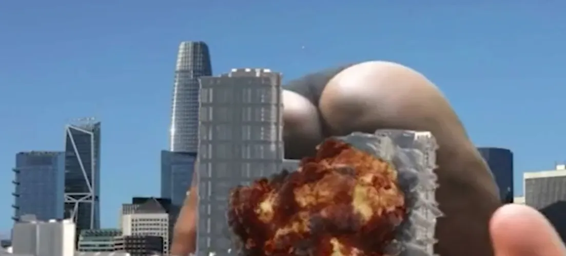 Giantess ass destroys city by MXDOMINION