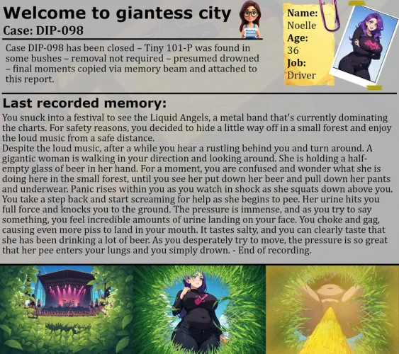 Giantess City Case DIP-098 [pee][giantess] by MissDomMichelle