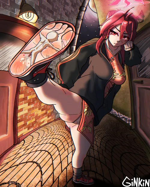 Giantess Kayama Reijo by _Ginkin_