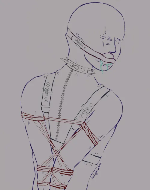 Gimp suit wip by Dawn_000