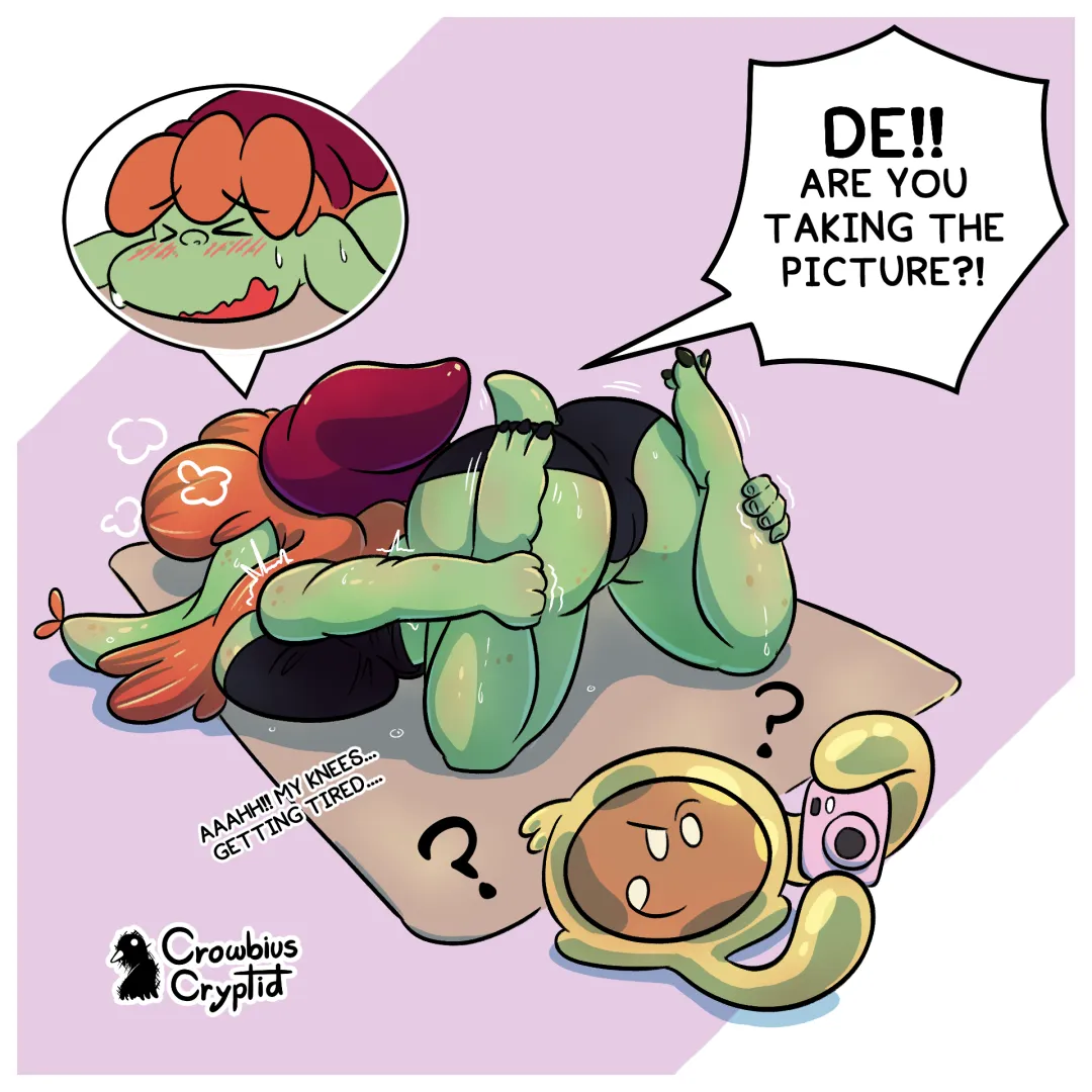 Giny is doing the thing! - Abibyama pose posted by CrowbiusCryptid