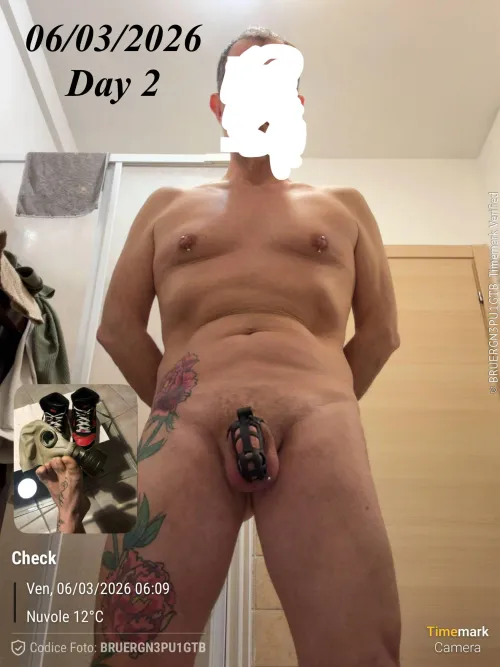 Giorno due del mio nuovo percorso di castità by 568_809_623