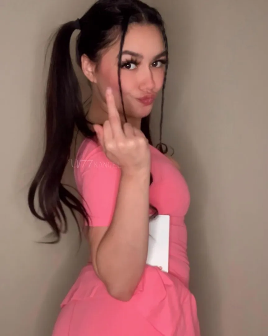 giving you the finger in my new yoga dress  posted by 77kangel