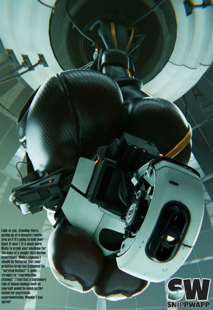GLaDOS being kind! by @Snippwapp posted by D3v1LGaming
