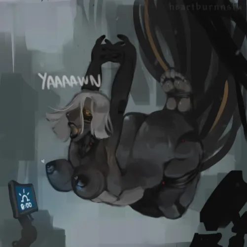 Glados in the morning (heartburnnsfw) [Portal 2] by Heartburn_nsfw