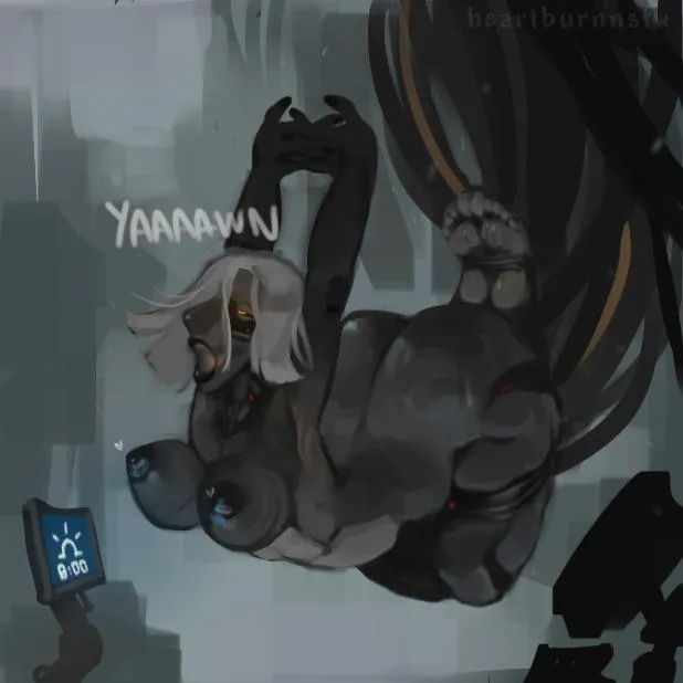 Glados in the morning (heartburnnsfw) [Portal 2] posted by Heartburn_nsfw