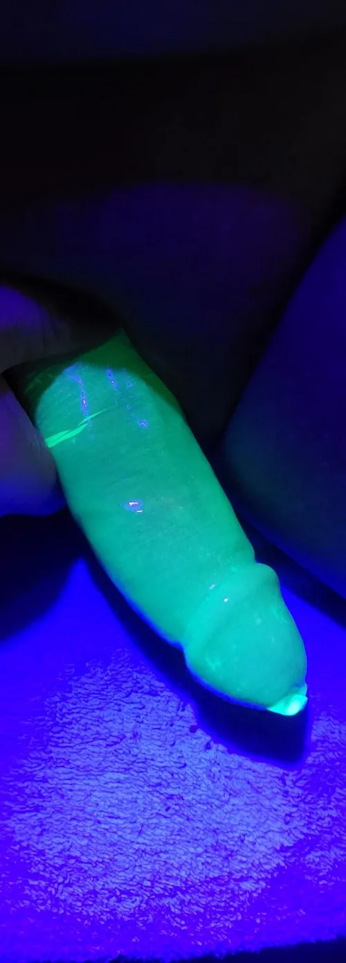 Glow in the dark condom from ONE. by DeeDee0317